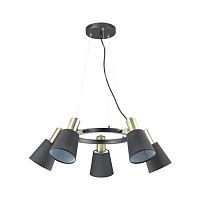 Люстра потолочная пятирожковая Lumion LN19 095 E14 220В Античная бронза картинка 